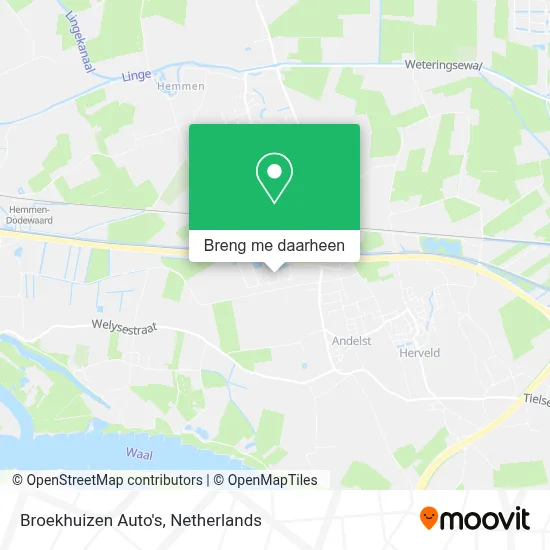 Broekhuizen Auto's kaart