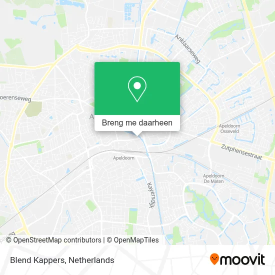 Blend Kappers kaart