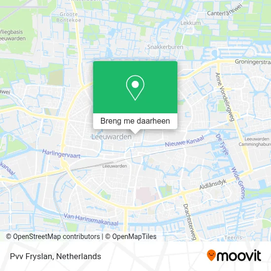 Pvv Fryslan kaart