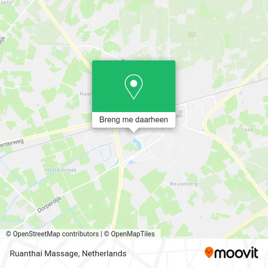 Ruanthai Massage kaart
