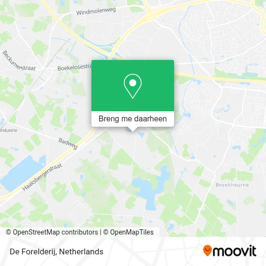De Forelderij kaart