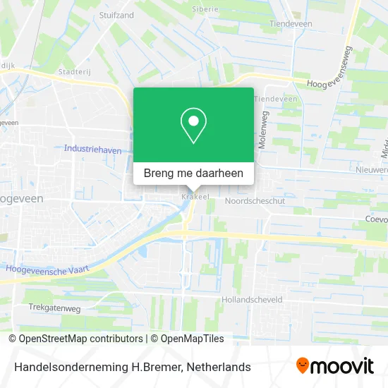 Handelsonderneming H.Bremer kaart