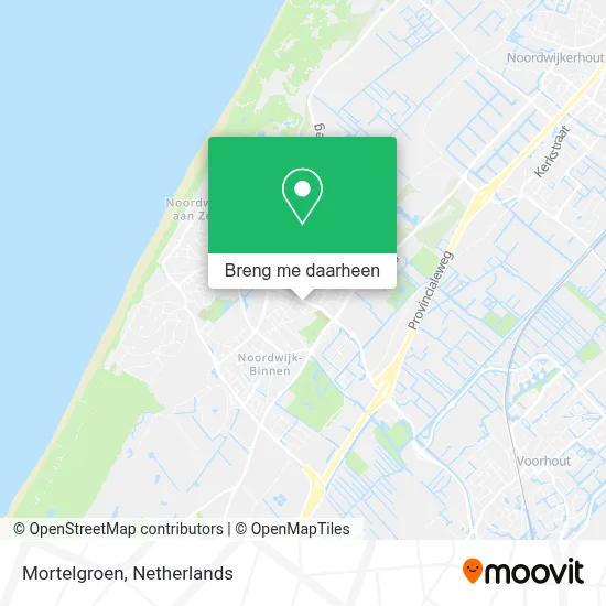 Mortelgroen kaart