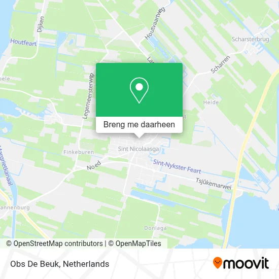 Obs De Beuk kaart