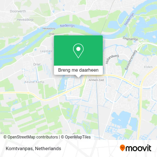 Komtvanpas kaart