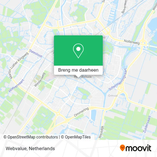 Webvalue kaart