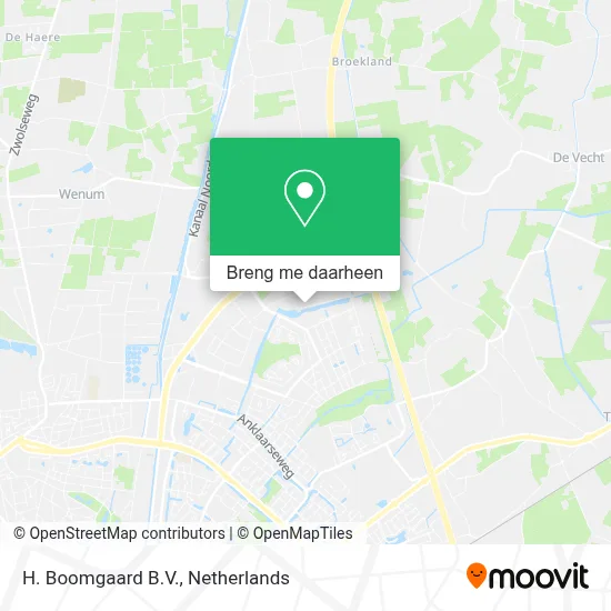 H. Boomgaard B.V. kaart