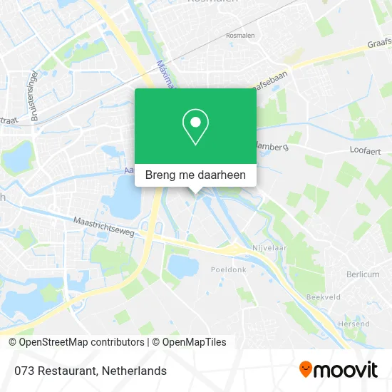 073 Restaurant kaart