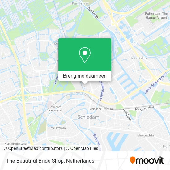 The Beautiful Bride Shop kaart