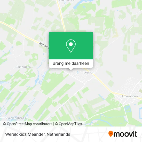 Wereldkidz Meander kaart