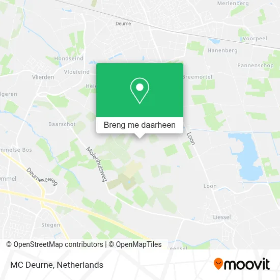 MC Deurne kaart