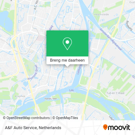 A&F Auto Service kaart