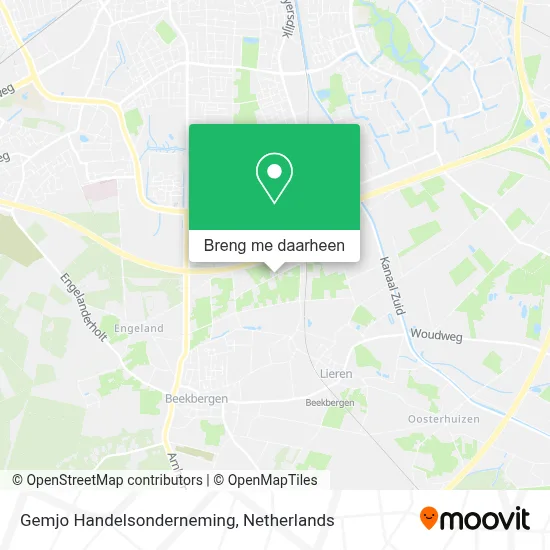 Gemjo Handelsonderneming kaart