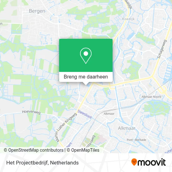 Het Projectbedrijf kaart