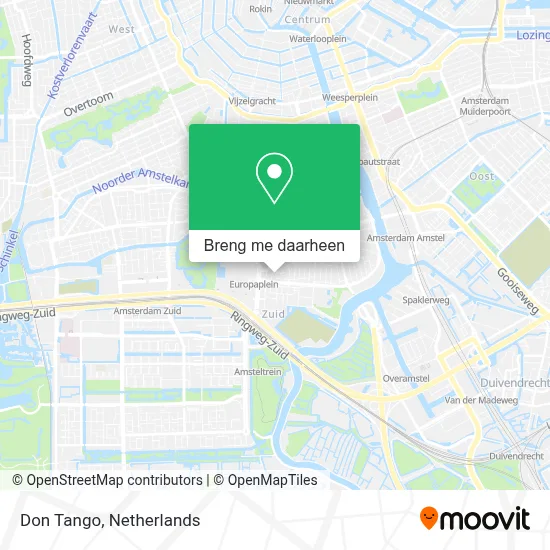 Don Tango kaart