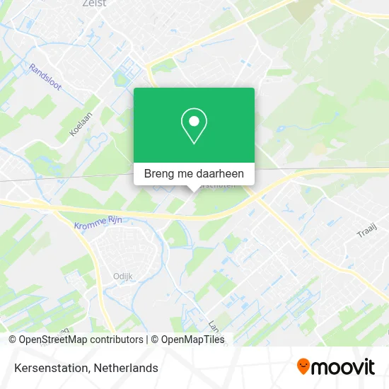 Kersenstation kaart