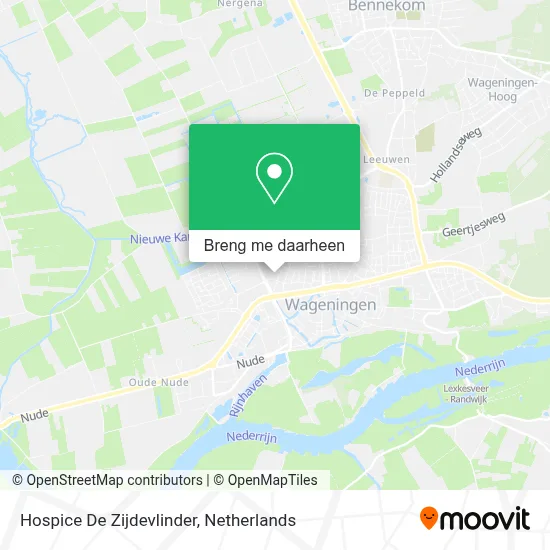 Hospice De Zijdevlinder kaart