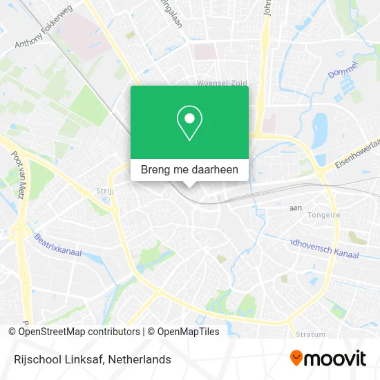 Rijschool Linksaf kaart