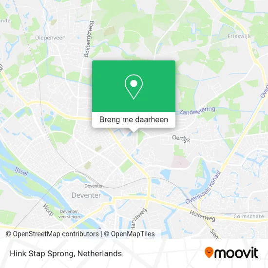 Hink Stap Sprong kaart