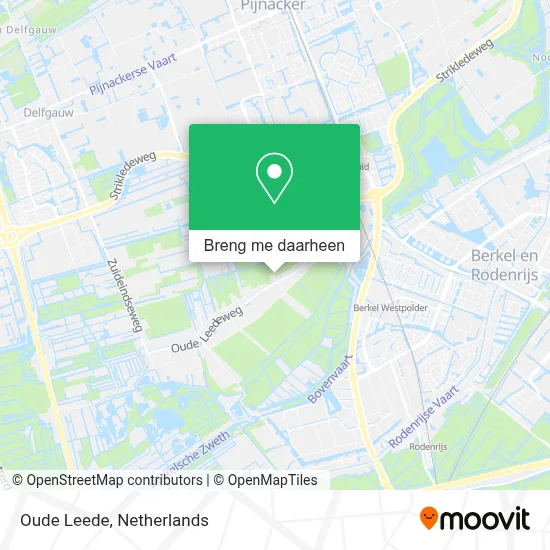 Oude Leede kaart