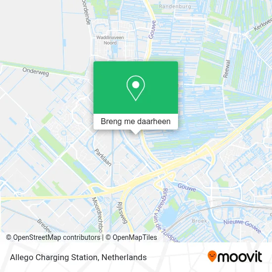 Allego Charging Station kaart