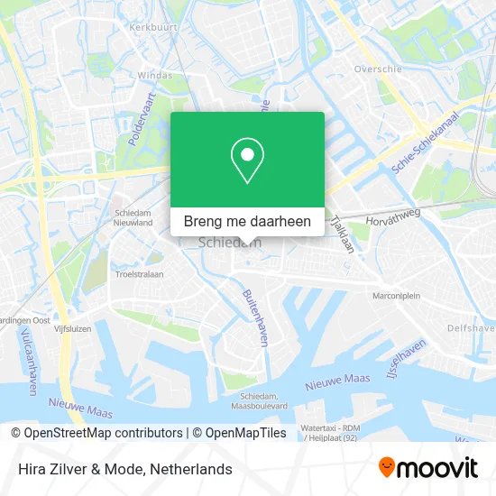 Hira Zilver & Mode kaart