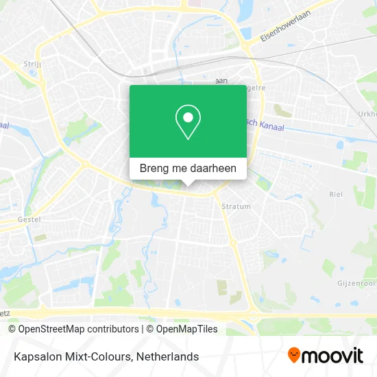 Kapsalon Mixt-Colours kaart