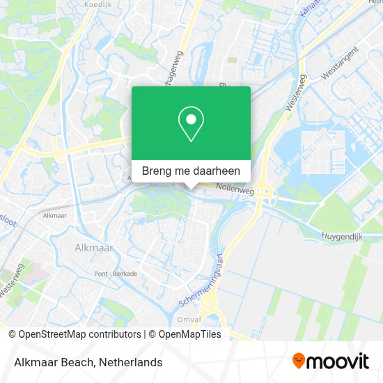 Alkmaar Beach kaart