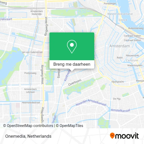 Onemedia kaart