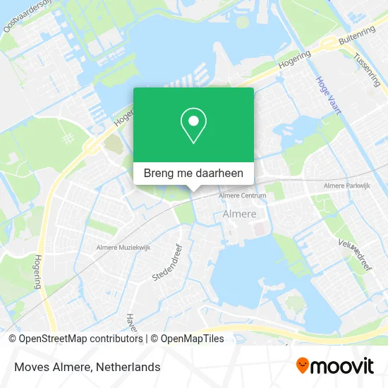 Moves Almere kaart