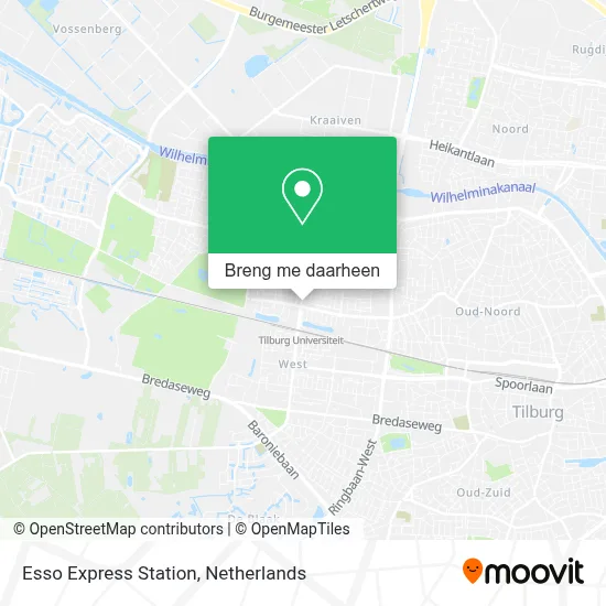 Esso Express Station kaart