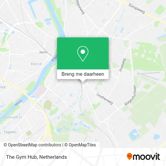 The Gym Hub kaart