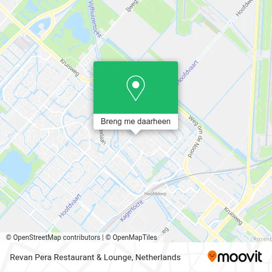 Revan Pera Restaurant & Lounge kaart