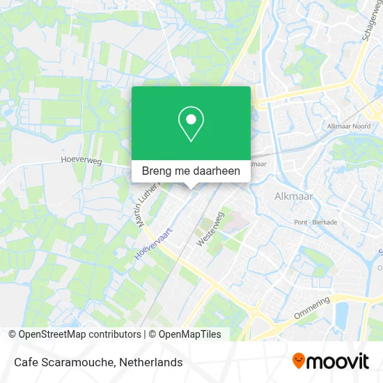 Cafe Scaramouche kaart