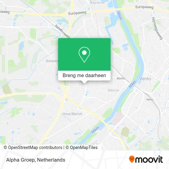Alpha Groep kaart