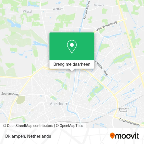Dklampen kaart