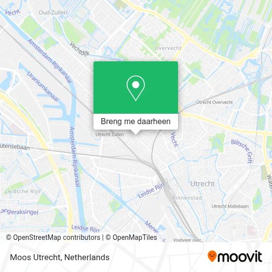 Moos Utrecht kaart