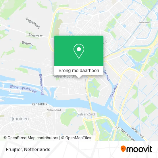 Fruijtier kaart