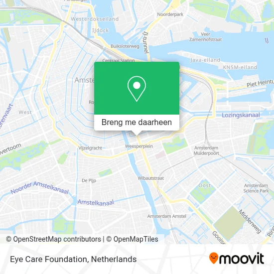 Eye Care Foundation kaart