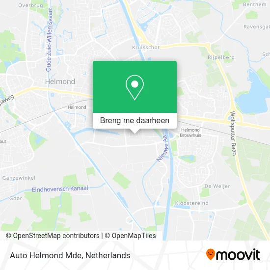 Auto Helmond Mde kaart