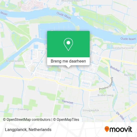 Langplanck kaart