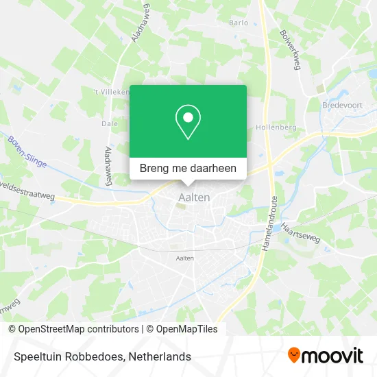 Speeltuin Robbedoes kaart