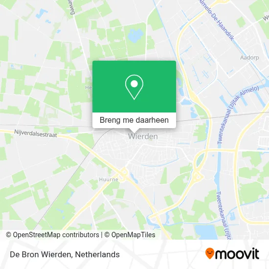 De Bron Wierden kaart