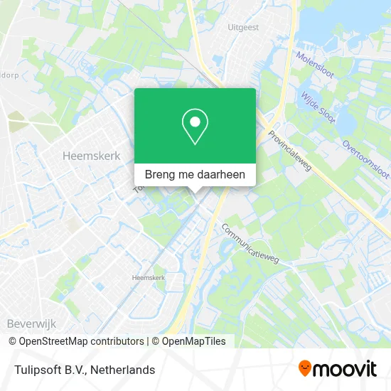 Tulipsoft B.V. kaart