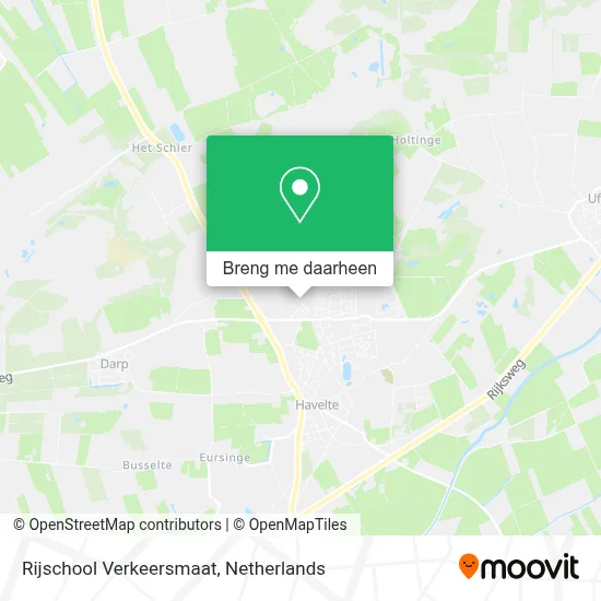 Rijschool Verkeersmaat kaart