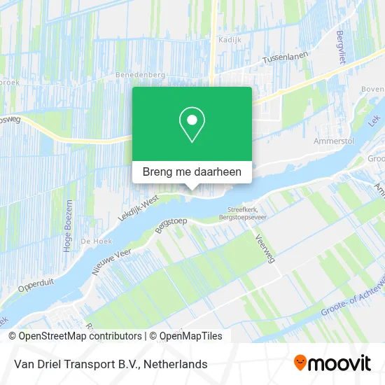 Van Driel Transport B.V. kaart