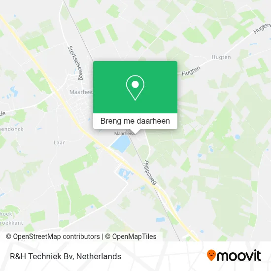 R&H Techniek Bv kaart