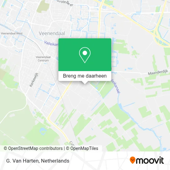 G. Van Harten kaart