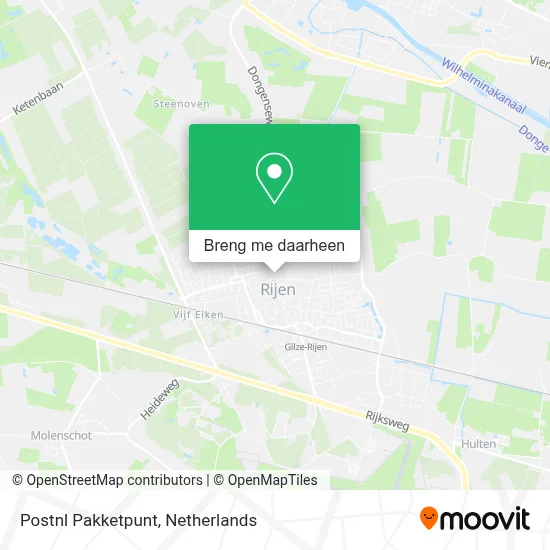 Postnl Pakketpunt kaart