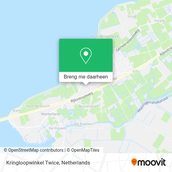 Kringloopwinkel Twice kaart